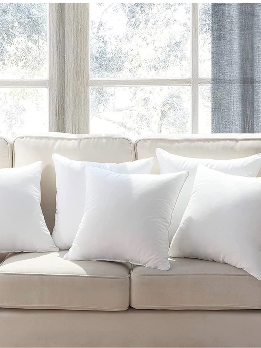 West Elm Linen  flax/linen square Pillowcases